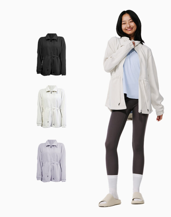 Cloud Soft Drawstring Sports Jacket - 4 Color Variation