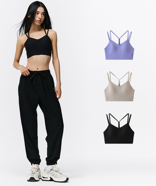 JU ACTIVE Low-intensity stripe sports BRA - Color Options