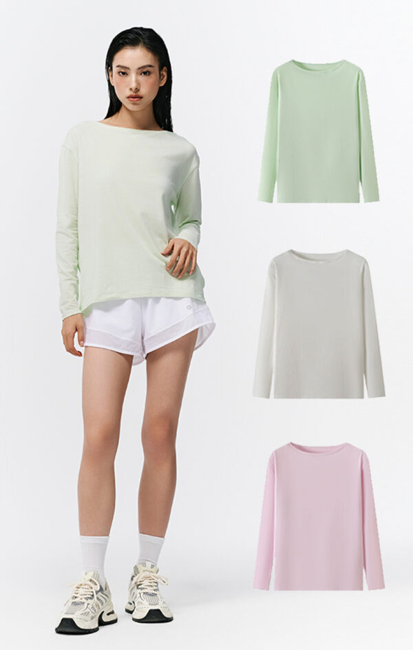 Loose Long-Sleeved T-shirt - Image 4