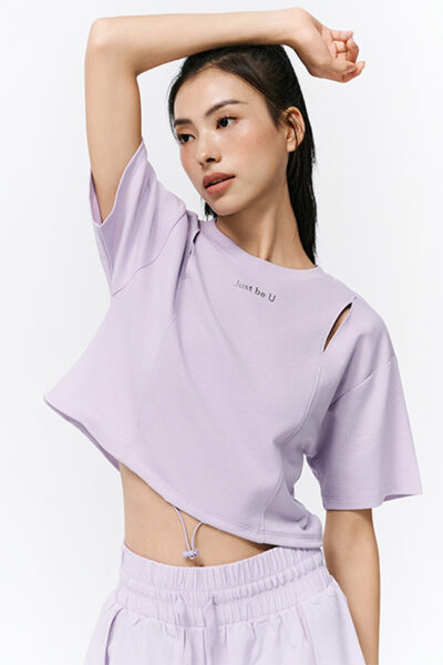 Women's Short Sleeved T-Shirt - Purple