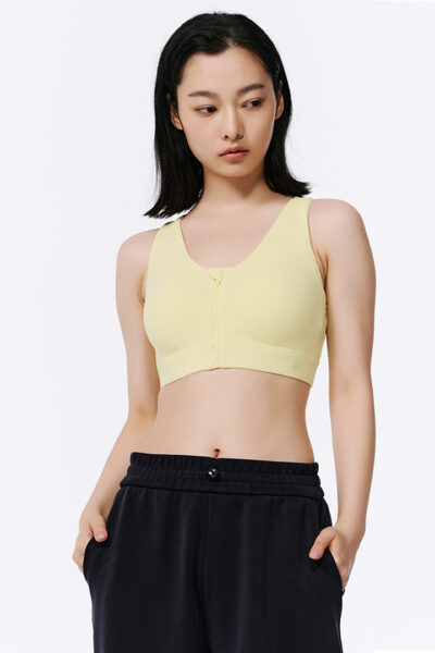 Front Zip Sports Bra