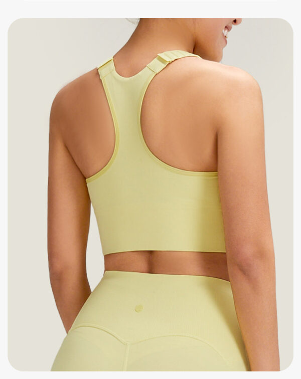 Front Zip Sports Bra - Back