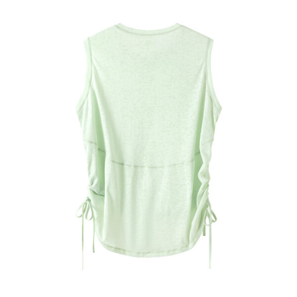 Loose Drawstring Vest - Image 2