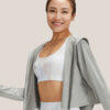 Hooded Cape Sun Protection Clothing Jacket - Grey