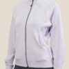 Soft stand collar jacket - Crystal Purple