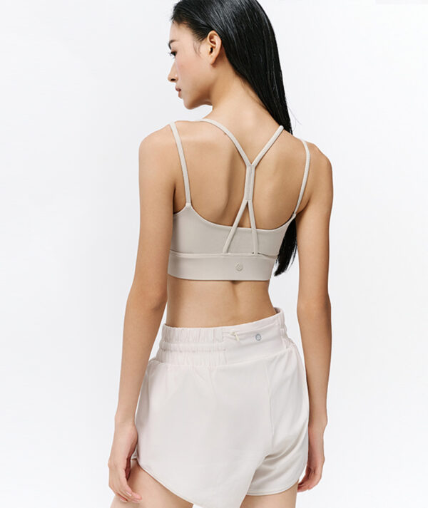 JU ACTIVE Low-intensity stripe sports BRA - Back