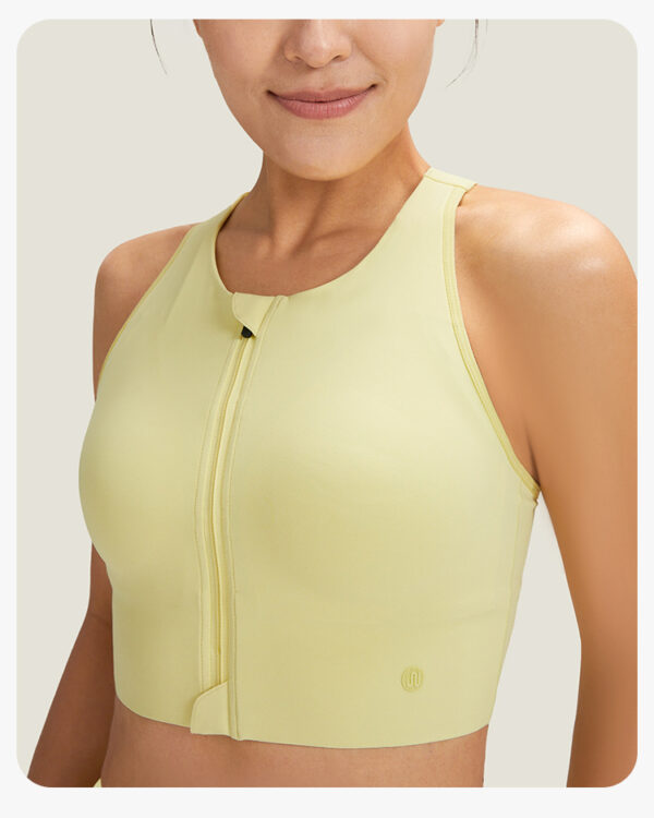 Front Zip Sports Bra