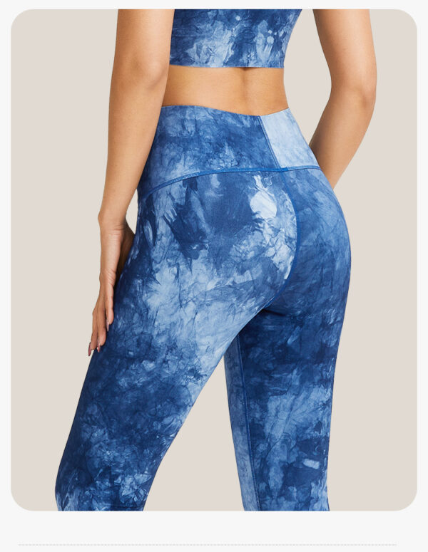 Tie-Dye Gym Training Pants - Blue