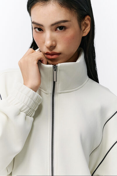 Loose Sports Coat - 3 White
