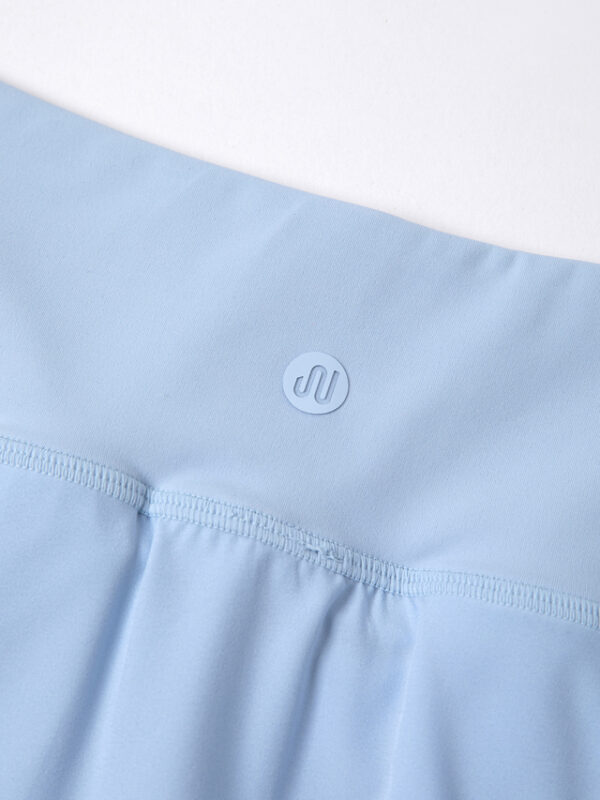 Women's Training Tennis Skirt - Blue Closeup