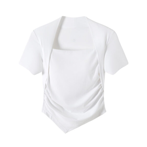 French Waist Cup Short Sleeve T-shirt