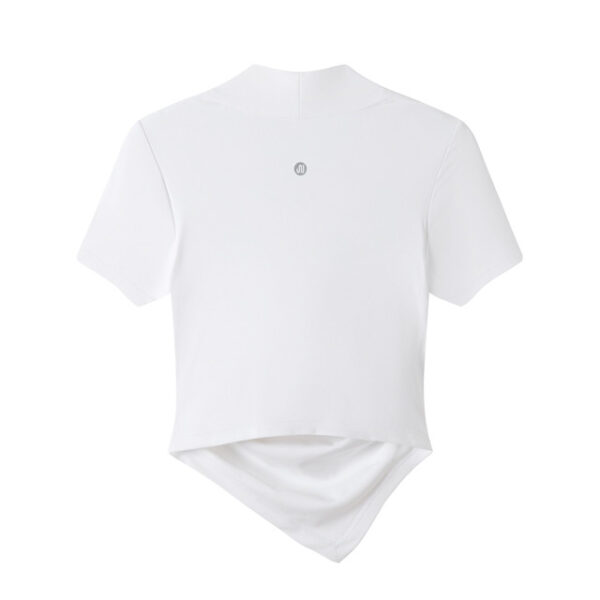 French Waist Cup Short Sleeve T-shirt - Image 2