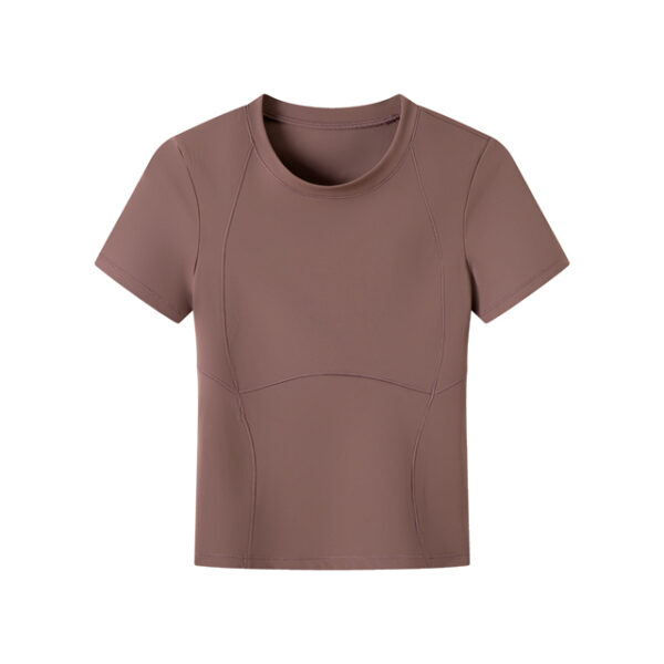 Slim fit crew neck short sleeve T-shirt