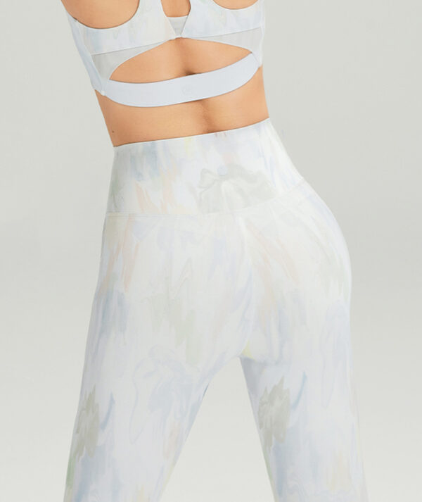 JU ACTIVE Printed yoga pants - Back Fit