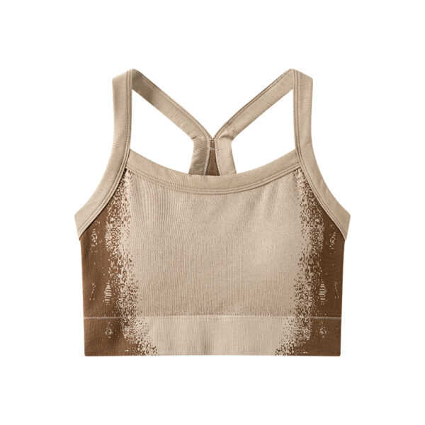 JU ACTIVE Seamless sports Bra - Brown