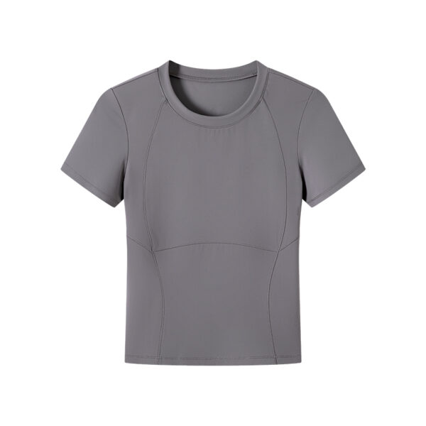 Slim Fit Crew Neck Short Sleeve T-shirt - Image 2