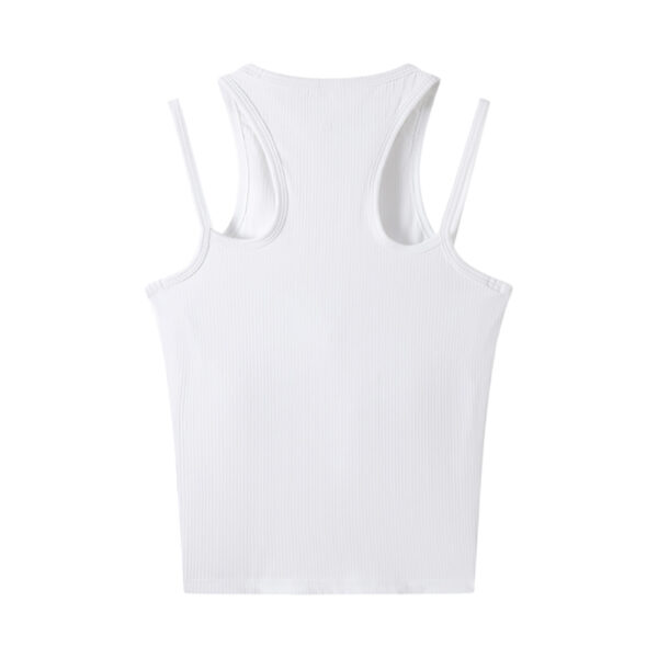 Double Strap Vest - White Back