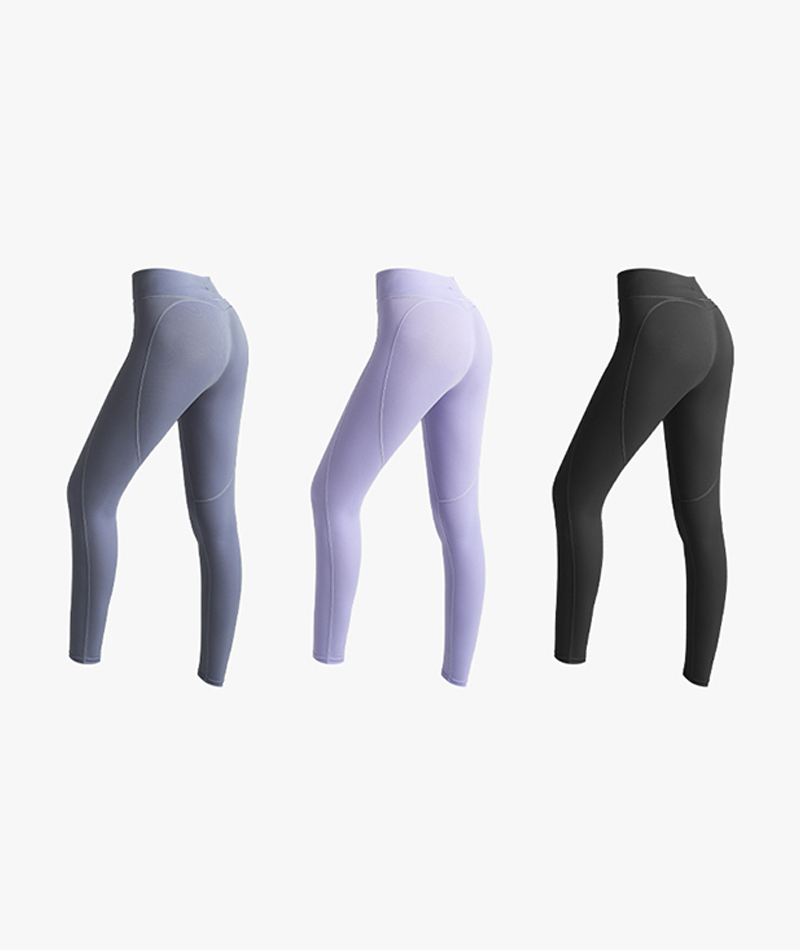JU ACTIVE Heart Hip Yoga Pants - Color Options