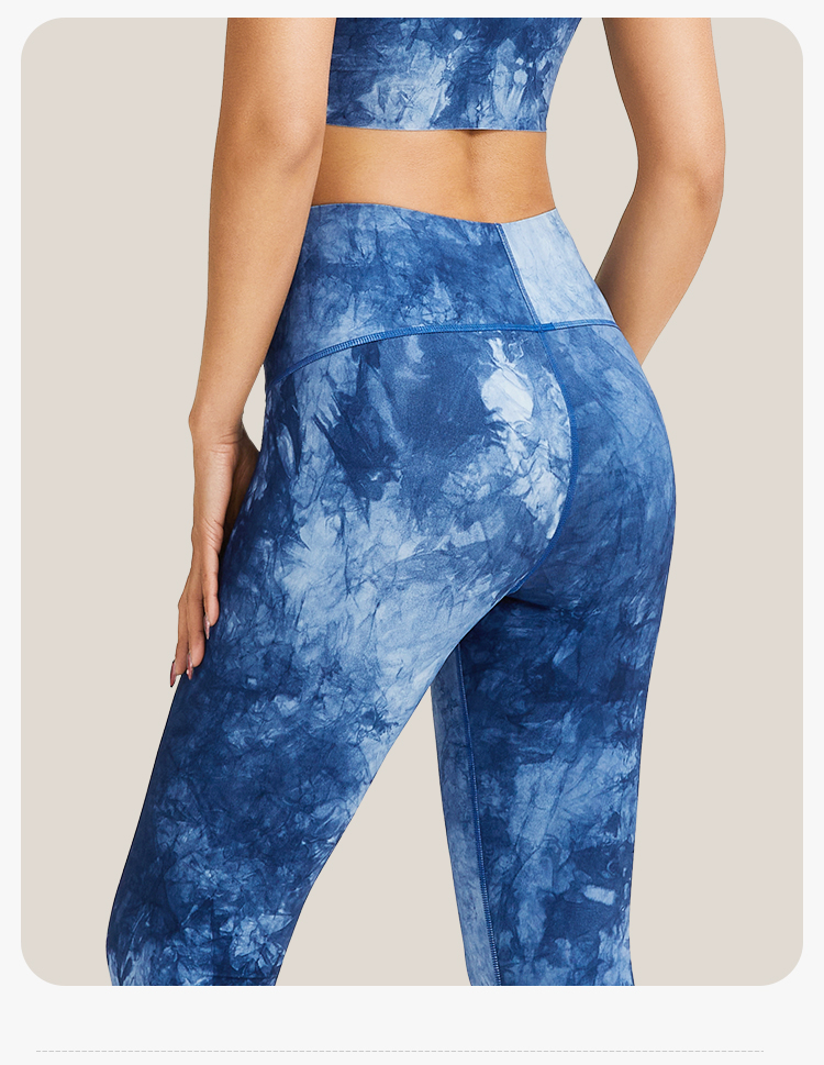 Tie-Dye Gym Training Pants - Blue