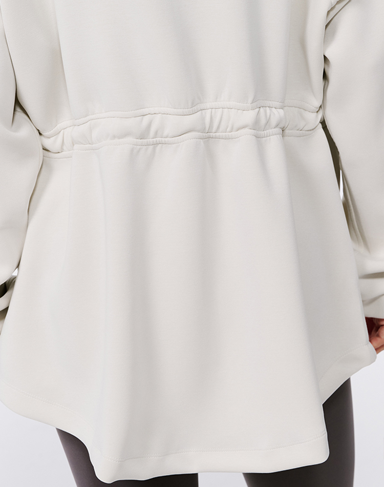 Cloud Soft Drawstring Sports Jacket - Back