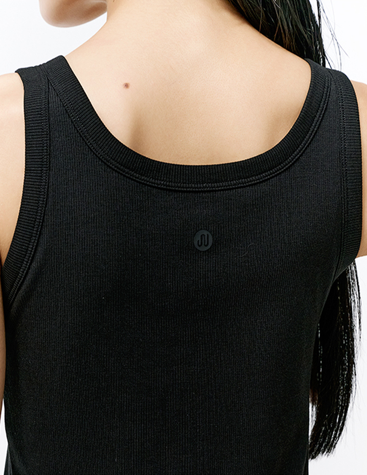 Ribbed Cup Vest - Back
